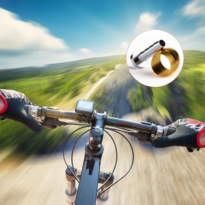 20 PCS Brake Olive and Barb Kit - Bike Brake Olive and Brass Connecting Insert Kit for Shimano BH90/BH59 Hydraulic Disc Brake Hose