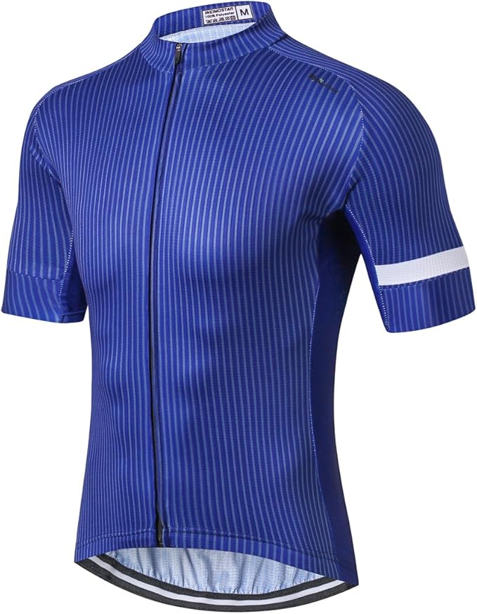 Weimostar Men's Cycling Jersey Men Mountain Bike Jerseys Short Sleeve Tops S-5XL