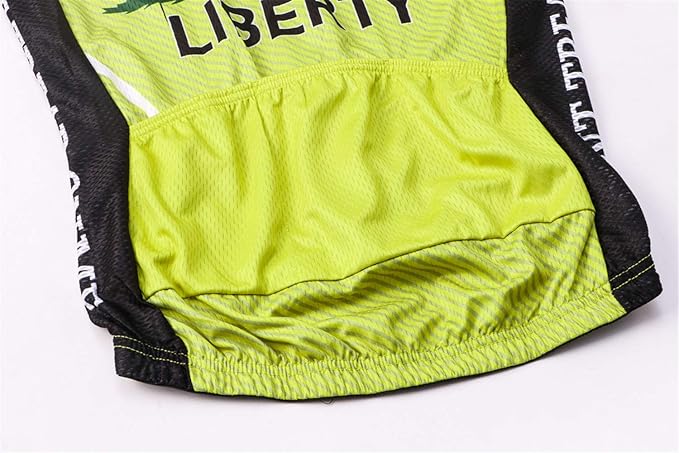 Cycling Jersey Men USA Summer Bike Short Sleeve 3-Pockets Breathable Quick-Dry Shirt S-3XL