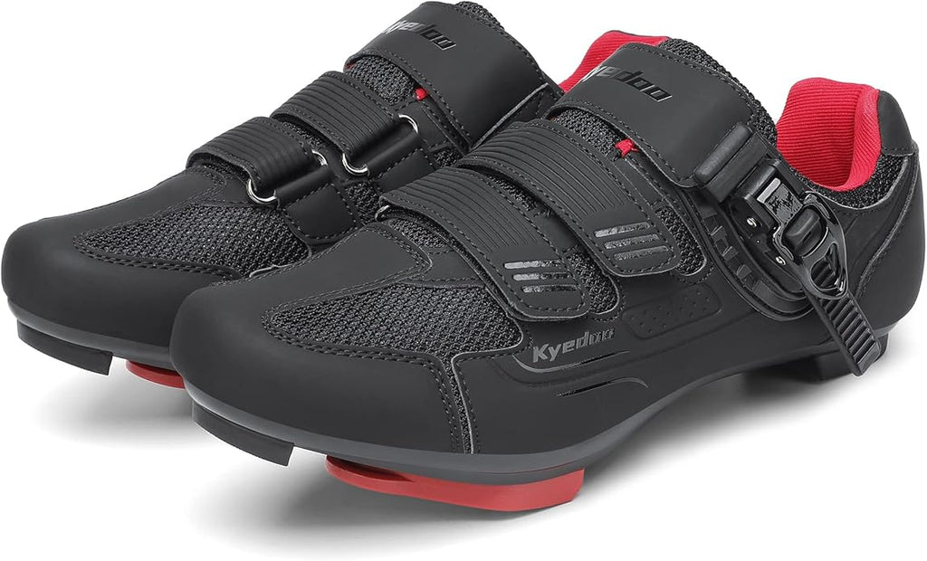 Unisex Cycling Shoes Compatible with Peloton Bike Shoes Indoor Clip in Peleton Road Bike Riding Racing Biking Shoes with Delta Cleats for Mens Womens Indoor Outdoor Bike Pedal