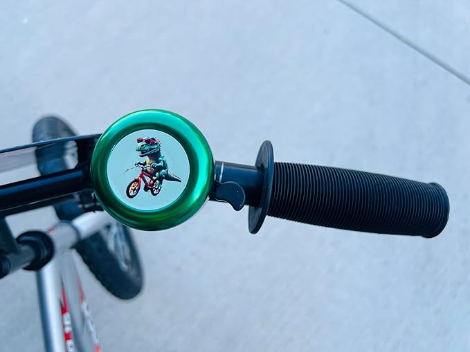 Bike Bell – Fun Unicorn & Dinosaur Designs, Loud Crisp Sound, Durable Metal Bicycle Bell for Boys & Girls (Multiple Colors & Styles)