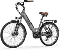 ACTBEST Electric Bike for Adults, Cores 26" Electric Commuter Bike Up to 28MPH 70 Miles, with Peak 1200W Motor, 48V 576Wh Removable Battery, 7-Speed City Cruiser Mountain E Bike for Commuting