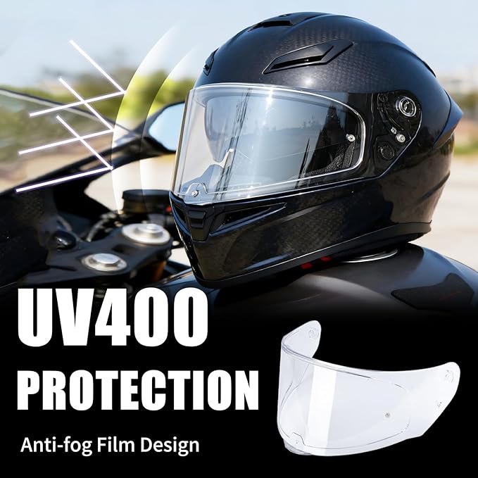 Helmet Visors for Assault/Rapid/Stream,Motorcycle Helmet Visor,Helmet Visor Accessories (Transparent)