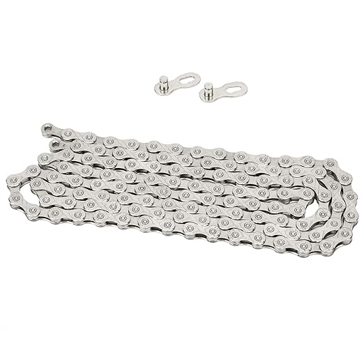 Folding Bike Chain, Durable Steel Chain, Mountain Road Bike Chain, 10 Speed, Quick-Install Design, for Commuters, Casual Riders, and Fitness Enthusiasts