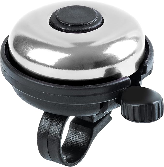 Classic Bike Bell, Aluminum Bicycle Bell, Loud Crisp Clear Sound Bicycle Bike Bell for Adults Kids