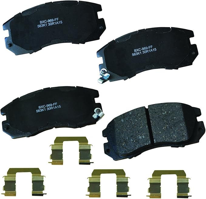 Bendix Premium SBC563K1 Ceramic Front Brake Pads for Subaru Impreza 1996-1993