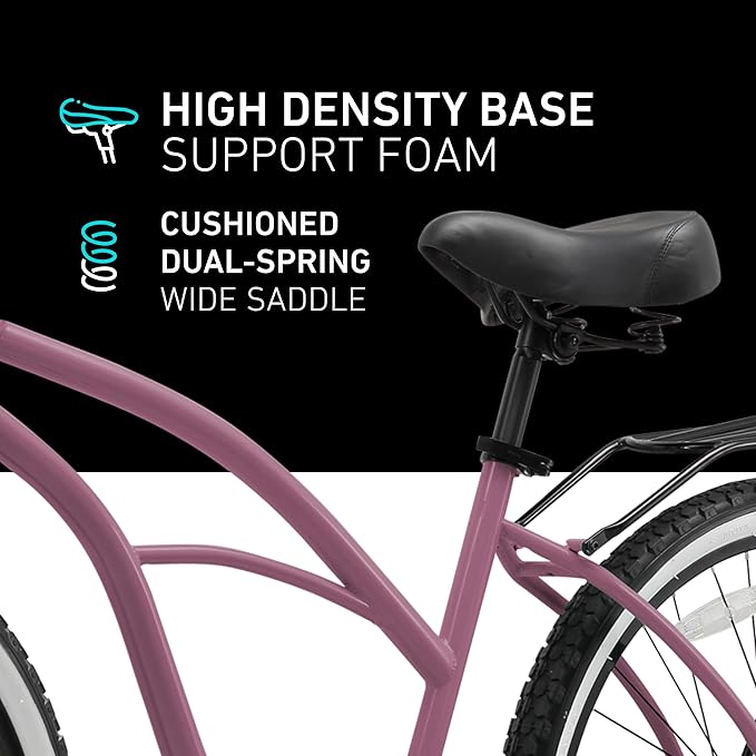 sixthreezero Around The Block Women's Beach Cruiser Bike