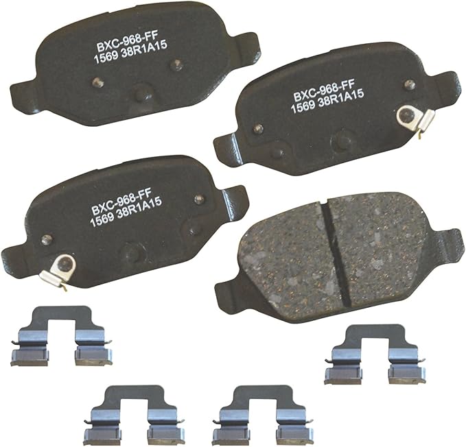 Bendix Premium SBC1569 Ceramic Rear Brake Pads for Fiat 500 2019-2009