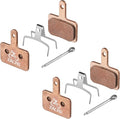 Zacro 2/4 Pairs Bike Brake Pads, Ceramic Bicycle Disc Brake Pads Fit for Tektro Shimano TRP Deore Br-M575 B01s Mt200 M525 M515 T615 T675 M505 M495 M486 M485, Mountain MTB Ebike Brake Pads Replacement