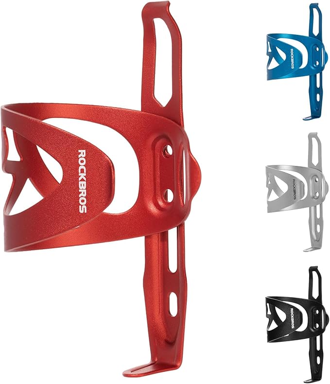 ROCKBROS Bike Water Bottle Holder - 1.16 Oz Ultra - Lightweight & Durable, Universal Water Bottle Cage for Road Bikes, Fits 2.83-2.91 Diameter Bottles