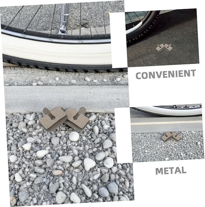 Bike Brake Pads 2 Pairs Disc Brake Pads for Bicycle Hydraulic Mechanical Disc Replacement Quiet Performance for Mountain Bikes Electric Scooters