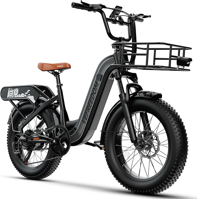 1500W Motor Electric Bike for Adults 80 Miles 30MPH Ebike 20" x 4 Fat Tire 48V 20Ah Removable Battery Mountain E Bike Commuter Front Suspension Bicycles Men Women