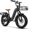1500W Motor Electric Bike for Adults 80 Miles 30MPH Ebike 20" x 4 Fat Tire 48V 20Ah Removable Battery Mountain E Bike Commuter Front Suspension Bicycles Men Women