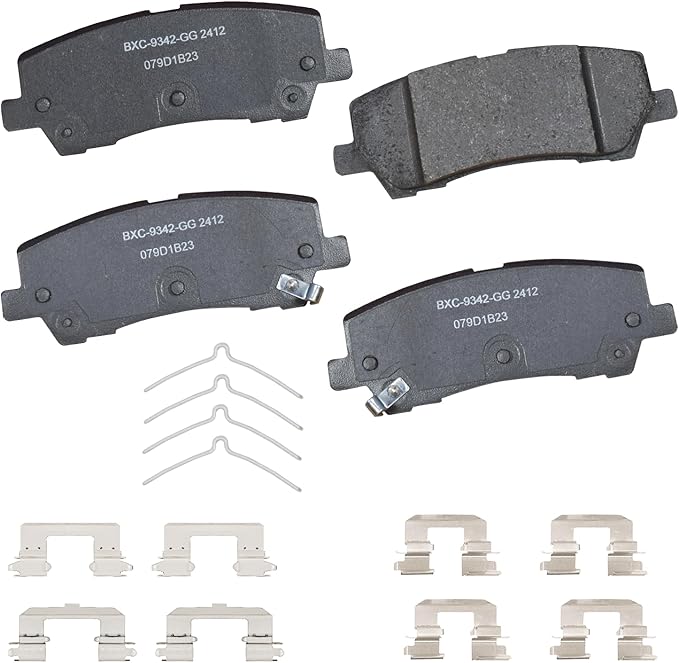 Bendix Premium SBC2412 Ceramic Rear Brake Pads for Ford Mustang 2023-2015