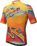 Hotlion Summer Cycling Jersey Men Mountain Bike Jersey Quick Dry Bicycle Shirt Short Sleeve Cycling Clothing