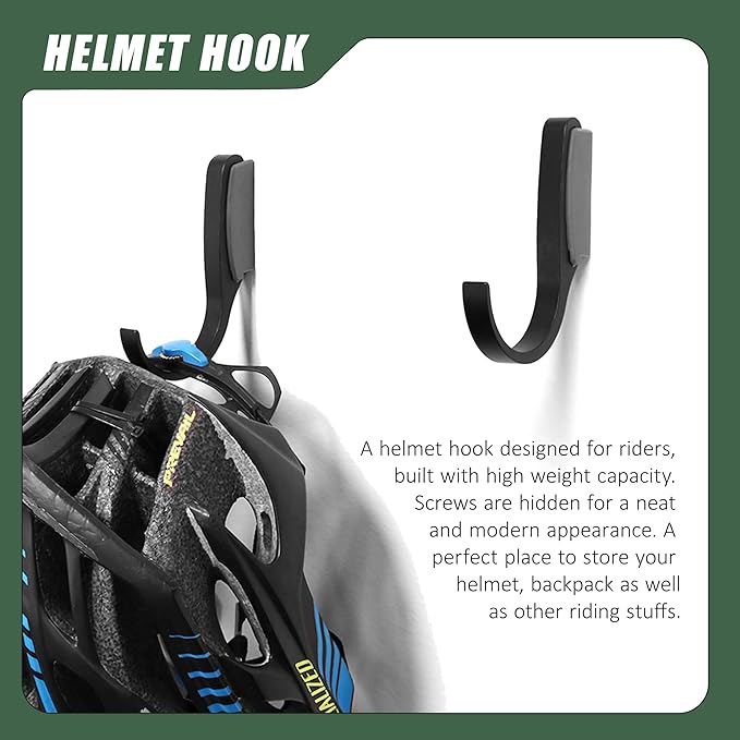 Heavy Duty 2 pack Wall Mount Bicycle Holder/Hanger/Hook Bicycle Storage for Garage/House, Bike Accessories, Holds up to 110 lbs