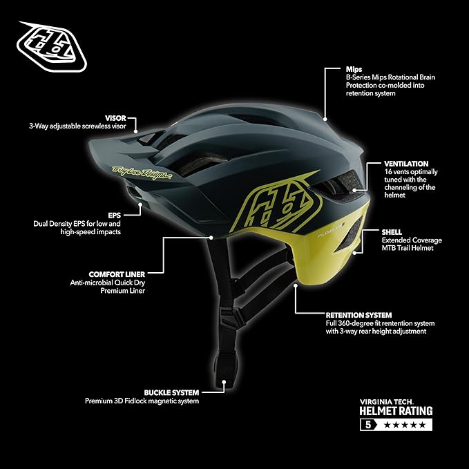 Troy Lee Designs FLOWLINE SE Helmet MIPS for Mountain Bicycle MTB