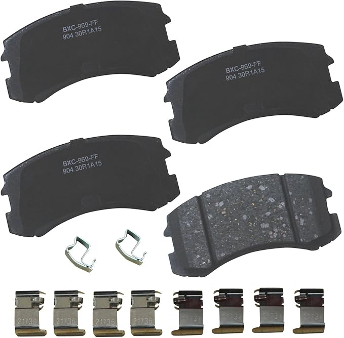 Bendix Premium SBC904 Ceramic Front Brake Pads for Mitsubishi Lancer 2007-2002