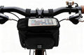 Bike Handlebar Insulated Bag: Bicycle Front Phone Bag Cooler Storage Pouch with Touch Screen and Shoulder Strap - Suitable for Outdoor Hiking Travel