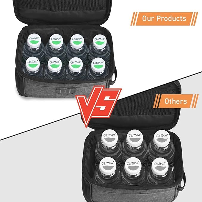 Bike Handlebar Bag Bicycle Front Bag Shoulder Bag Storage Bag with Shoulder Strap for Road Mountain Bike Cycling Travel -Grey