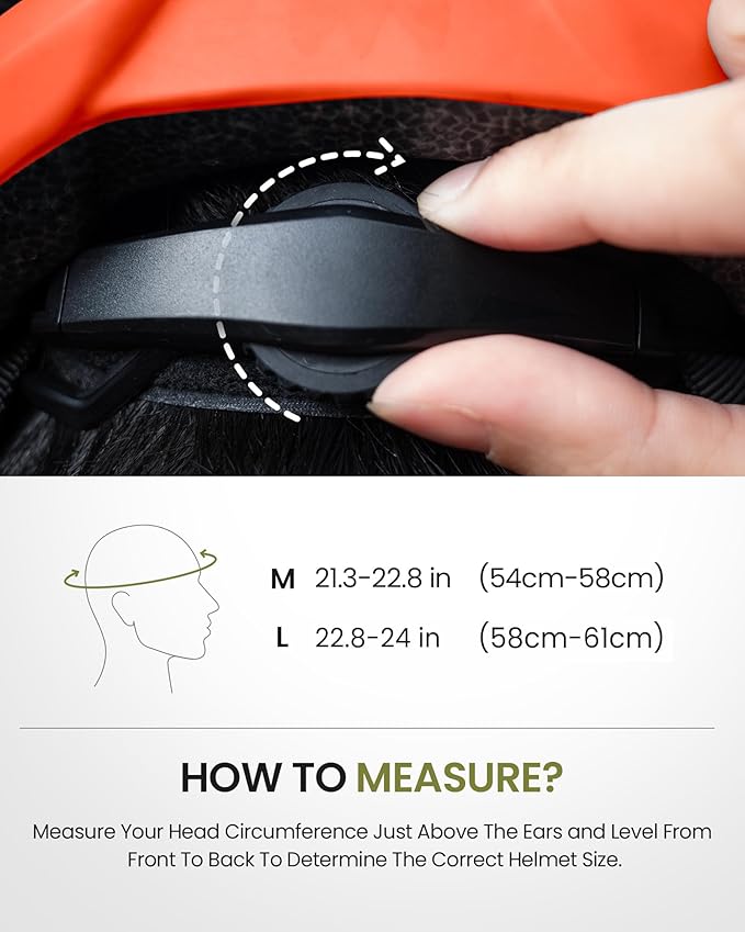 OutdoorMaster Adult Bike Helmet - Bicycle Helmet with Rechargeable Rear LED Light, Detachable Magnetic Goggles, Removable Sun Visor - Suitable for Commuting and Cycling for Men and Women