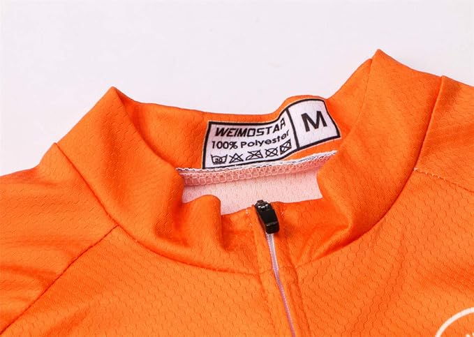 Cycling Jersey Men Full Zip Bike Shirt Racing Top Bicycle Clothing