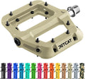 Mountain Bike Pedals Flat - MTB Pedals Flat, Bicycle Pedals for BMX/MTN/Road/Gravel/EBike, BMX Pedals, Platform Pedals, Adults & Kids Bike Replacement Upgrades Parts 9/16