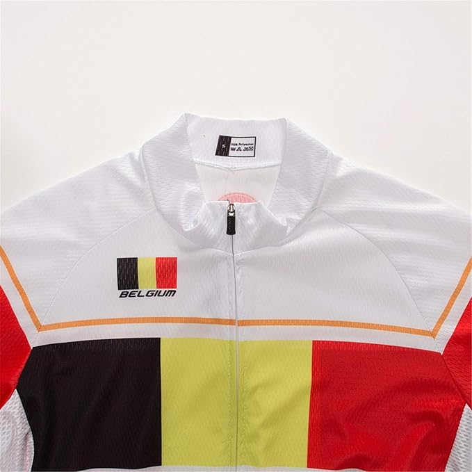 Cycling Jerseys Men Bicycle Short Sleeve Summer Shirt Bike Biking Tops Riding Clothing Flag