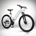 Convend 24/26/27.5" Mountain Bike for Adults, 21-Speed Twist Shifters, Lockout Suspension Fork, Dual Disc Brakes, High-Carbon Steel Frame, All-Terrain Tires, 85% Pre-Assembled