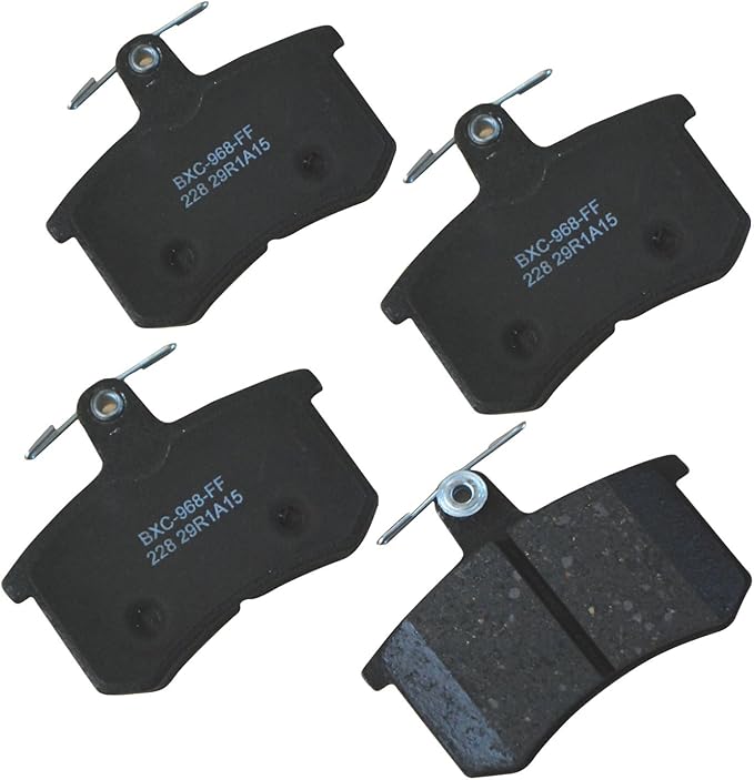 Bendix Premium SBC228 Ceramic Rear Brake Pads for Select Models Alfa Romeo 164,Audi 80,80 Quattro,90,90 100,100 200,200 4000 5000,5000 A3,A4,A4 A6,A6 A8,A8 Cabriolet,Coupe,Coupe S3,S4,S6,V8 Quattro