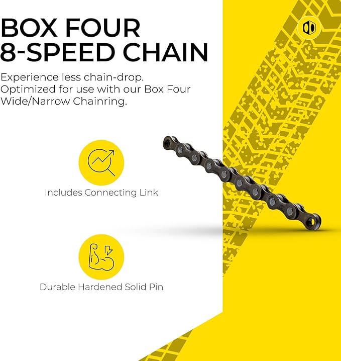 Box Four 8 Speed Multi Shift Non E-Bike and Single Shift E-Bike Cycling Groupset with Rear Derailleur, Shifters, Cassette, Chain, Shift Housing Kit Components Mountain Bike Drivetrain Upgrade