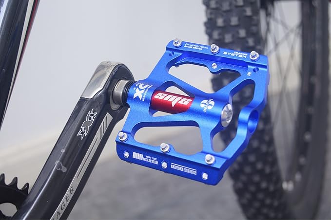 UPANBIKE MTB Road Bike Bicycle Ultra-Light 9/16'' Triple Bearing Aluminum Platform Pedals 1 Pair