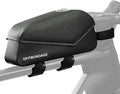 Top Tube Bike Frame Bag Magnetic Switch Waterproof Bikepacking Bicycle Storage Bag for Gravel Road Bike (Black)