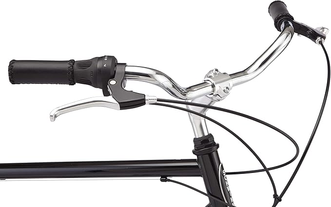 Schwinn Wayfarer Hybrid Bike, 700c Mens and Womens Bike, 7-Speed Hybrid Bicycle, Retro Steel Frame, Front and Rear Linear Pull Brakes, Fenders, Cargo Space, Adult Bicycle