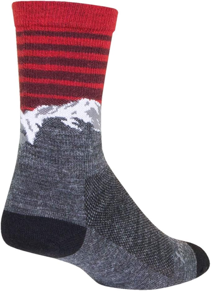 SockGuy 6In Wool Summit Sock One Color, L/Xl