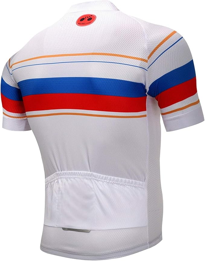 Cycling Jerseys Men Bicycle Short Sleeve Summer Shirt Bike Biking Tops Riding Clothing Flag