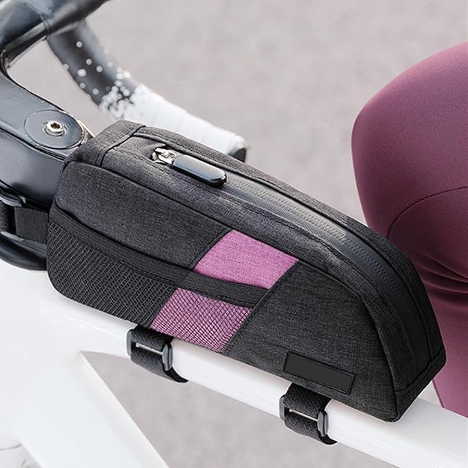 Large Capacity Bikes Front Frame Bag Light Weight Bike Storage Pouches Cyclings Saddles Top Tube Bags Bicycles Frame