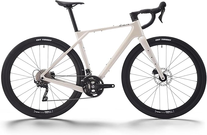 SAVADECK Carbon Gravel Bike - T800 Carbon Frame & Fork, Shimano GRX400 20-Speed Groupset, Hydraulic Disc Brakes, 700C x 40mm Tires - Lightweight Design for Road & Off-Road Adventures