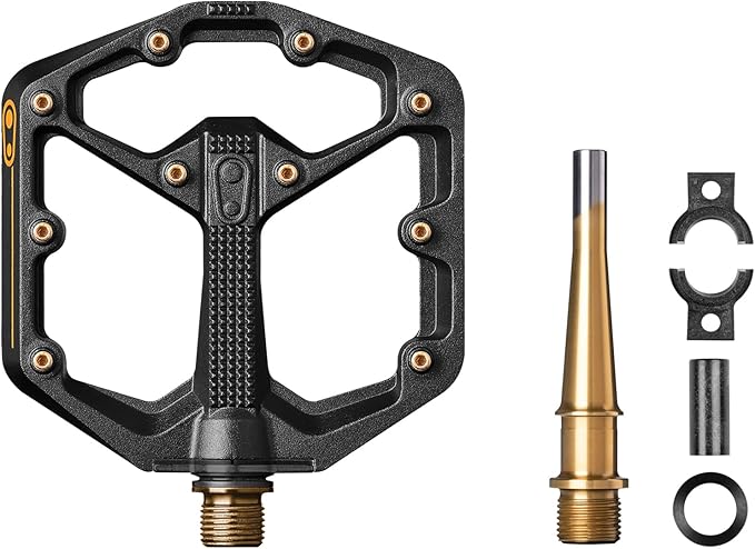 Crankbrothers Stamp Flat MTB Pedals - Size-Specific, Lightweight, Versatile, Durable Bike Pedals