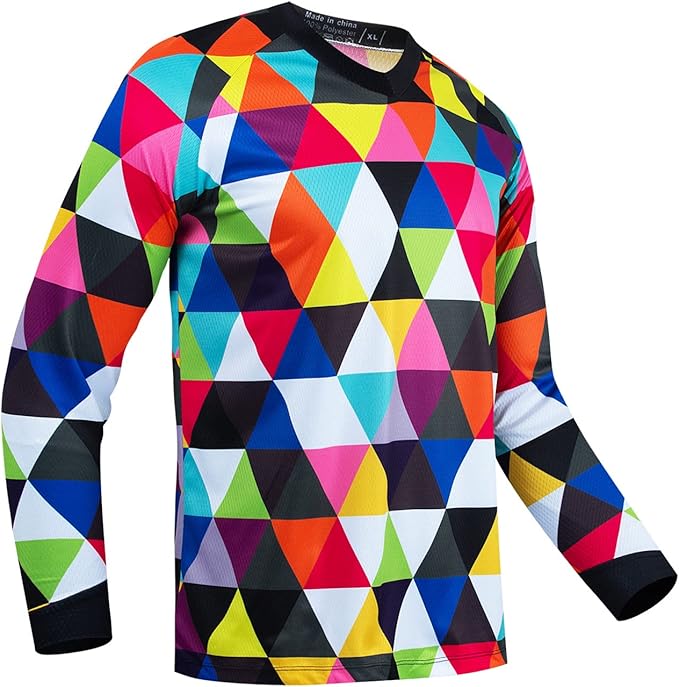 Cycling Jersey Long Sleeve Men's Mountain Bike Motocross Jersey Long Sleeve MTB T-Shirt