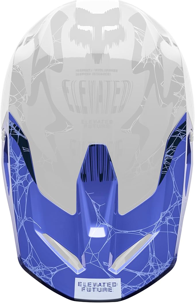 Fox Racing Youth V1 Motocross Dirt Bike Helmet Visor, Purple Dove Diffuse, One Size