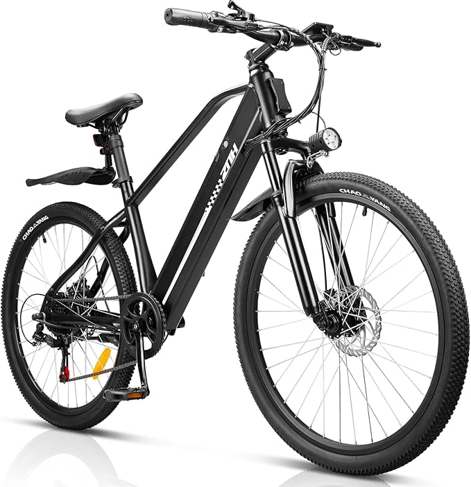 ZNH 750W|1000w Electric Bike for Adults, 48V 13Ah Removable Battery, 26" Electric Mountain Bike, Up to 60 Miles, 7-Speed Ebike, Hydraulic Suspension, LCD Display, UL2849 Certified, TUV