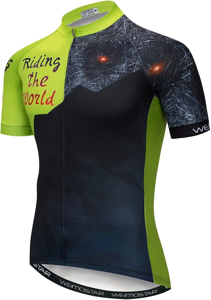 Cycling Jersey Mens Road Bicycle Clothing Summer Short Sleeve Breathable Cycling Tops
