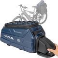KEMIMOTO 40L E-Bike Battery Bike Bags for Rear Rack, EVA Hard Shell Bag with Reflective Strip and Waterproof cover, Ebike Trunk Bicycle Seat Pannier for Commuter Travel