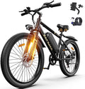 Electric Bike for Adults, 1500W Peak Mountain Ebike, 20 MPH, 7 Speeds, 48V Removable Battery, 26" Ebike for Commute