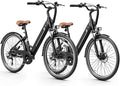 Jasion 26" Electric Bike for Adults, Internal Removable Battery Ebike with 3 Modes & 7-Speed, UL2849 Certified, 1200W Peak Motor, Max 28Mph & 50Miles, Shock Absorber, Electric City Commuter Bicycle