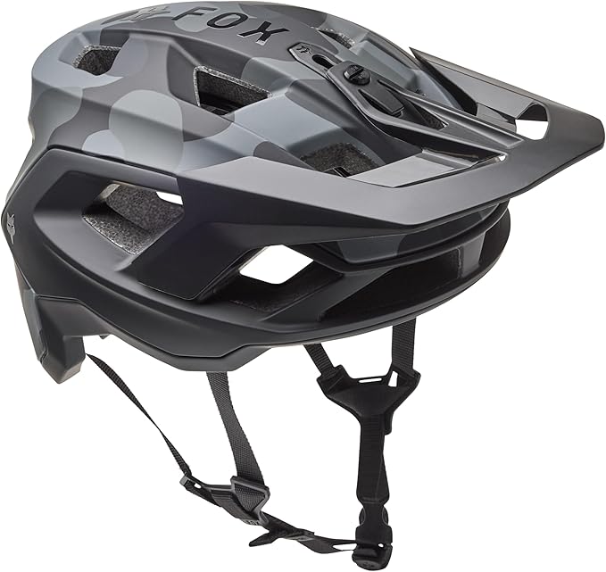 Fox Racing Unisex Speedframe Mountain Bike Helmet, Black Camo, Large