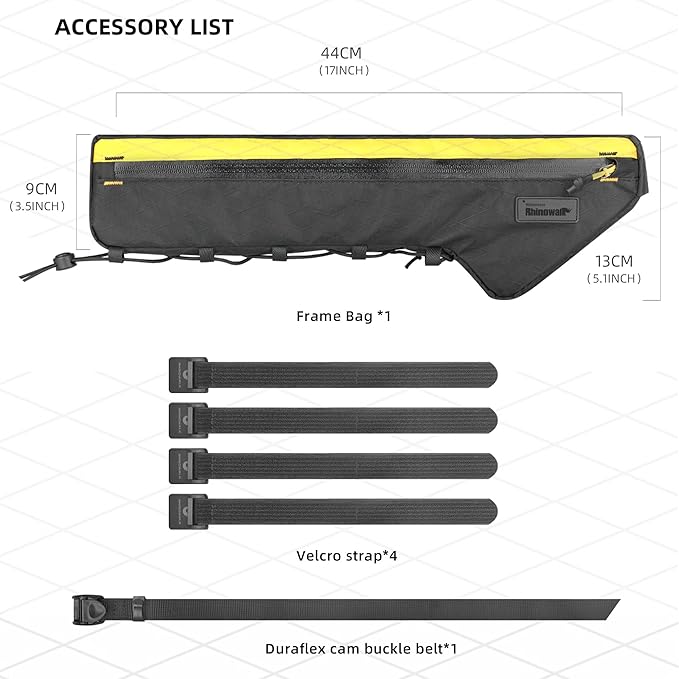 Rhinowalk Bike Frame Bag Waterproof Bike Triangle Bag Bicycle Pouch Under Tube Bag Professional Cycling Accessories