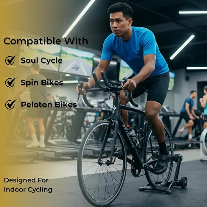 Tommaso Veloce II Cycling Shoes - Ride in Style - Peloton Shoes Triathlon Road Bike Indoor Cycling Men Women Compatible with Look Delta SPD SPD-SL Cleats White Black