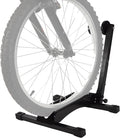 Lumintrail Indoor Compact Bike Stand for Garage on Floor - Bike Rack Perfect for Cruiser, Road and Kids Bike - Bicycle Stand Fits Front or Rear Wheels